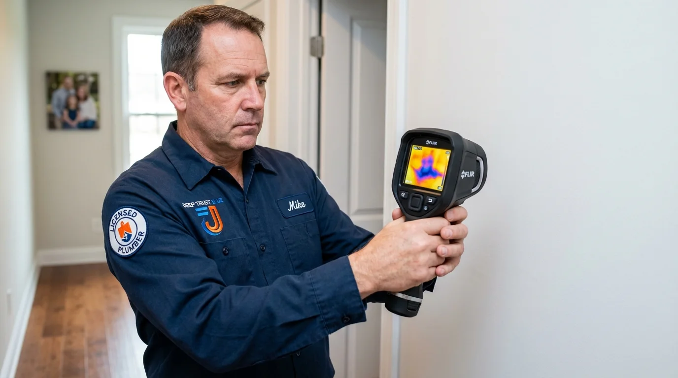 Thermal imaging leak detection by Johns Plumbing LLC in Smith Center